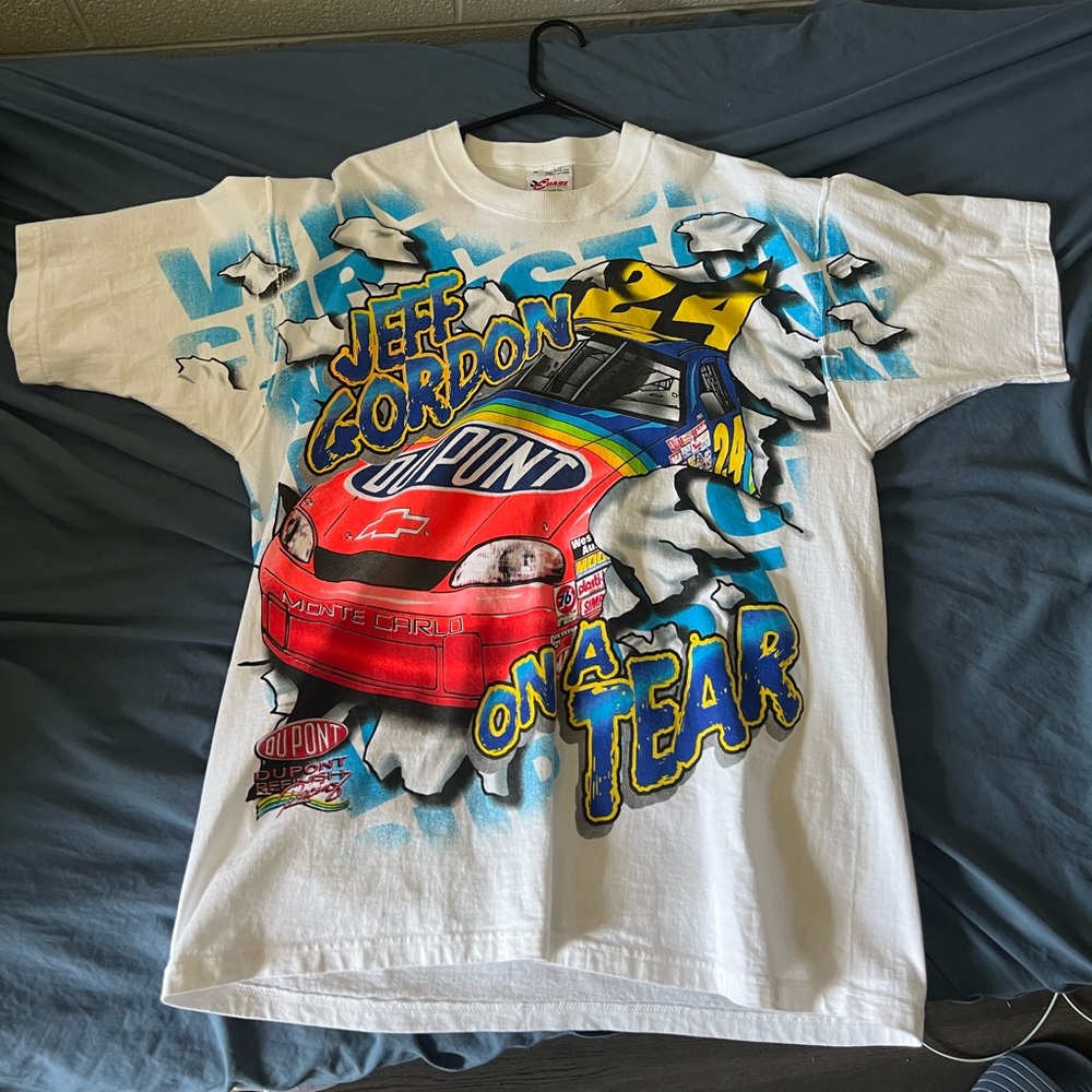 Vintage 1998 Jeff Gordon NASCAR Graphic Tee. Size XL.